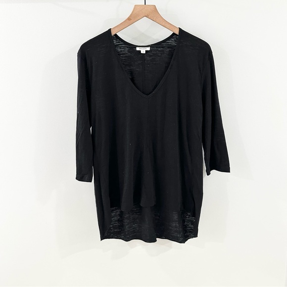 Nation LTD 3/4 Sleeve Tunic Black Size Large - Picture 2 of 6